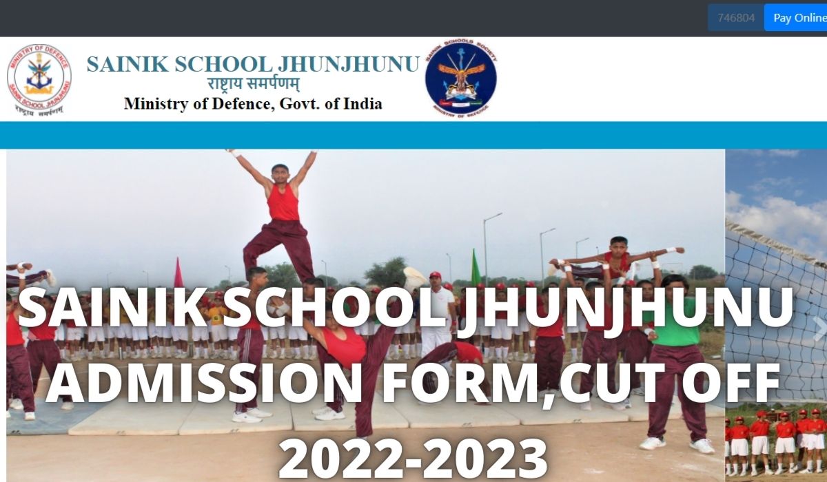 Sainik School Jhunjhunu Admission Form 2022-2023