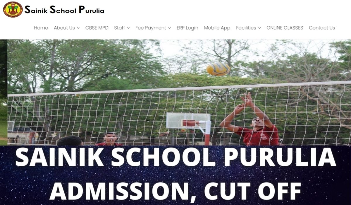 Sainik School Purulia Admission 2022