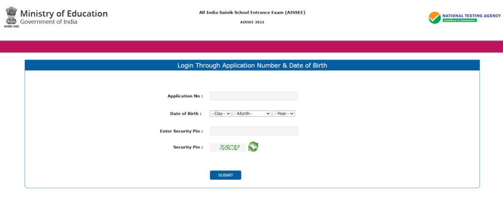 Sainik School Admit Card 2023 (Out): Aissee.nta.nic.in Hall Ticket Download