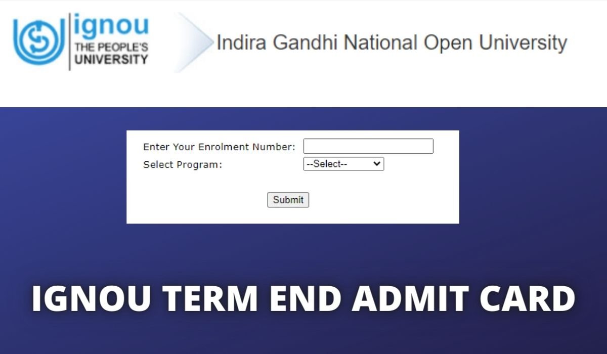 IGNOU Hall Ticket 2022
