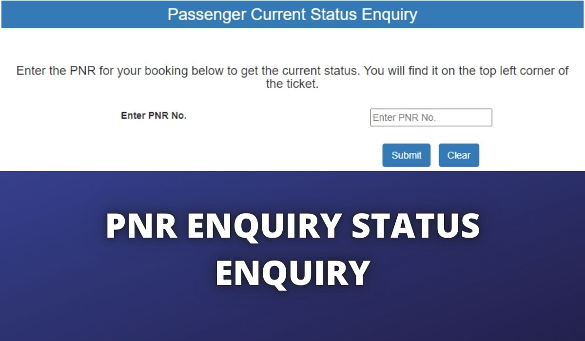 PNR Enquiry Status Check