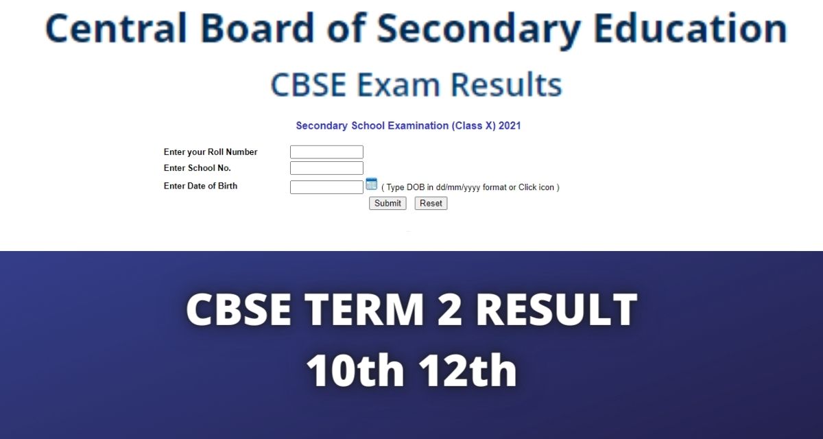 CBSE Term 2 Result 2022