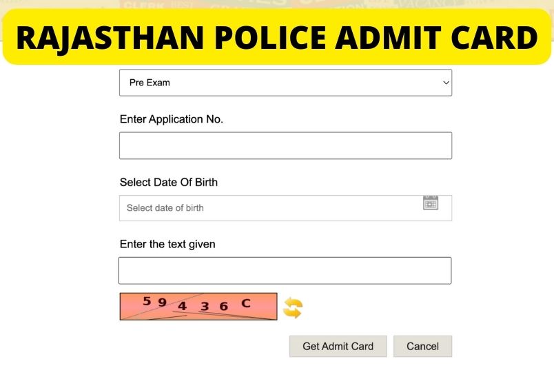 Recruitment2.rajasthan.gov.in Admit Card