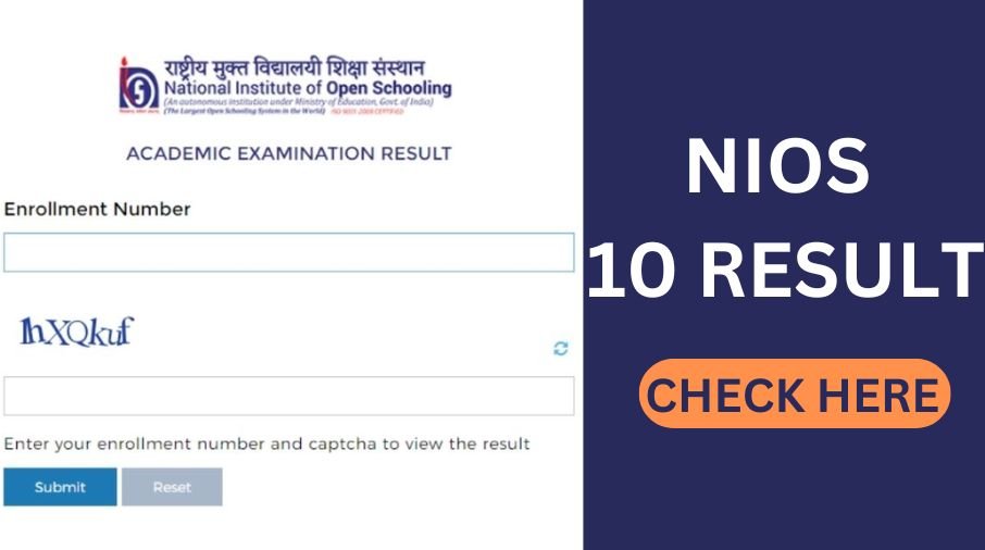 NIOS 10 RESULT