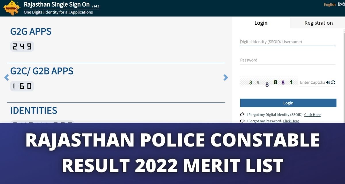 Police.rajasthan.gov.in Result 2022