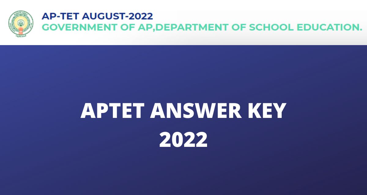 APTET Answer Key 2022
