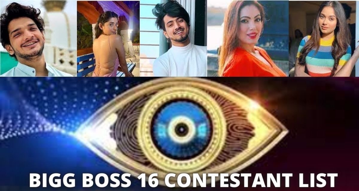 Bigg Boss 16 Contestant List 2022