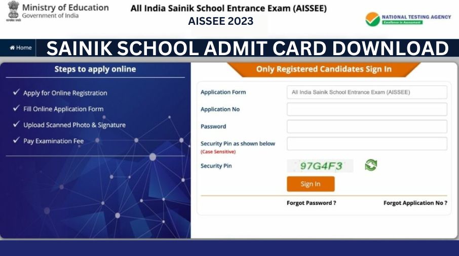 AISSEE 2023 Admit Card Download