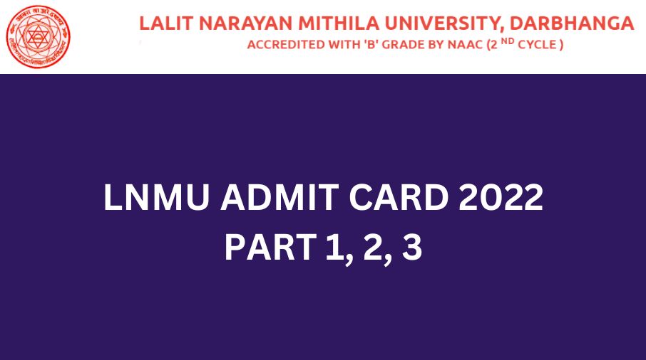 LNMU Admit Card 2022