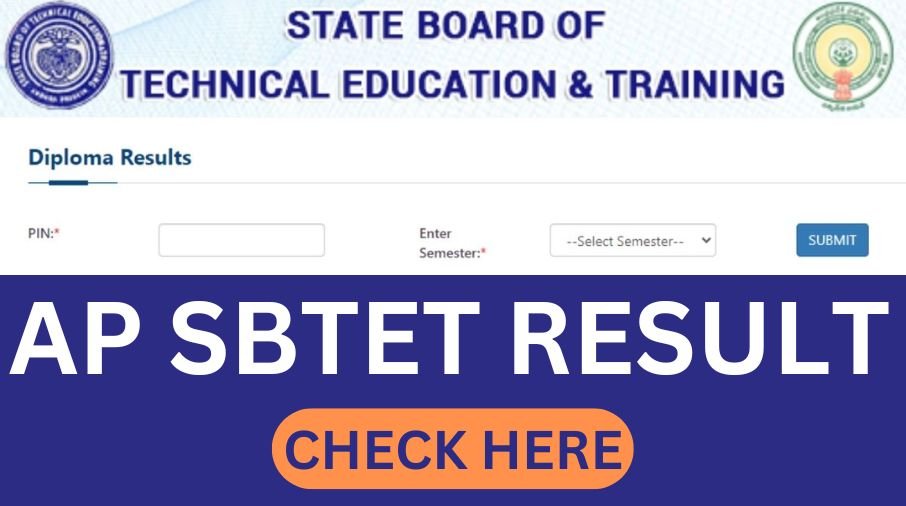 AP SBTET Result 2023 C16 C17 C20 C05 Results Sbtet ap gov in
