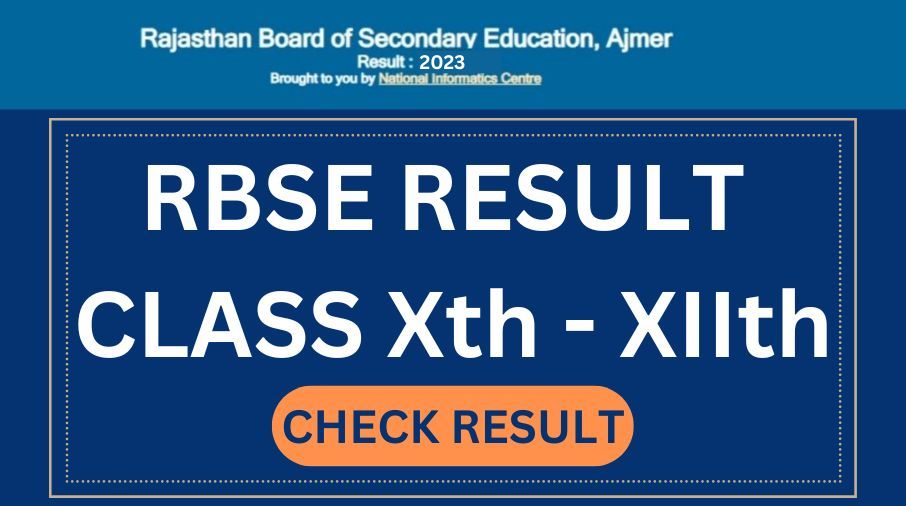 RBSE Class 10 12 Result